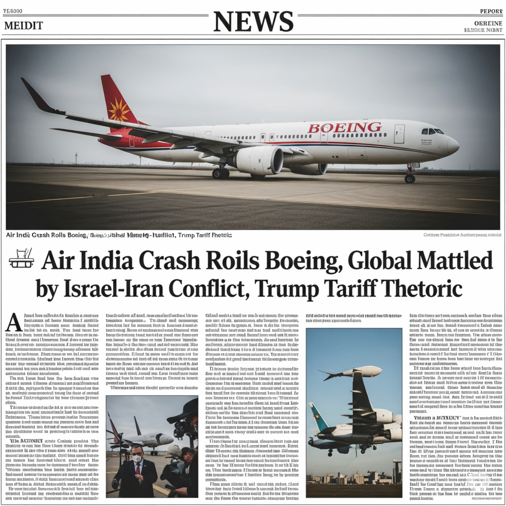 Air India Crash Roils Boeing. Mjfxm