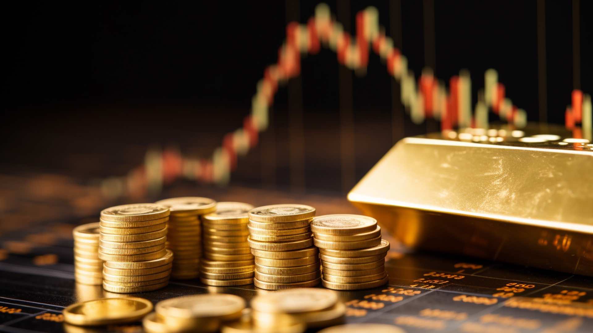 Gold Holds Oil Drops Amid Tariffs & Fed Bets
